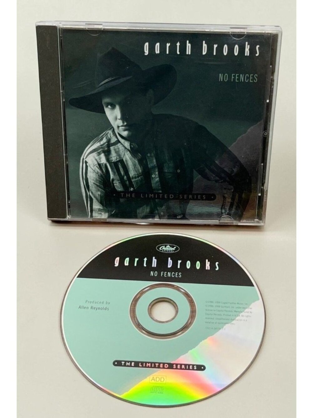 Garth Brooks No Fences CD 1990s Country The Thunder Rolls Wild Horses Capitol